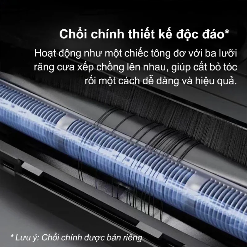 Công nghệ chổi chính Tricut giúp Dreame X30 Ultra làm sạch hiệu quả hơn